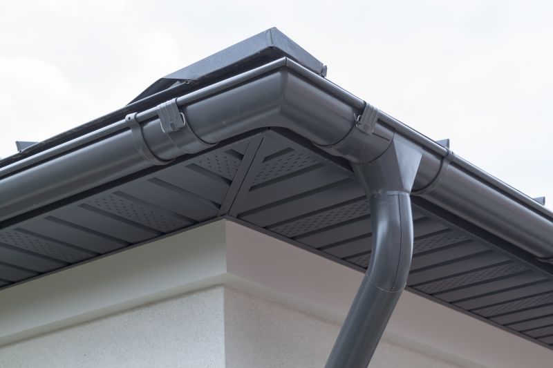 Gutter System on a Modern Home